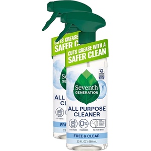 image:imageSeventh Generation All Purpose Cleaner Free amp Clear 23 oz Pack of 423 Fl Oz Pack of 8